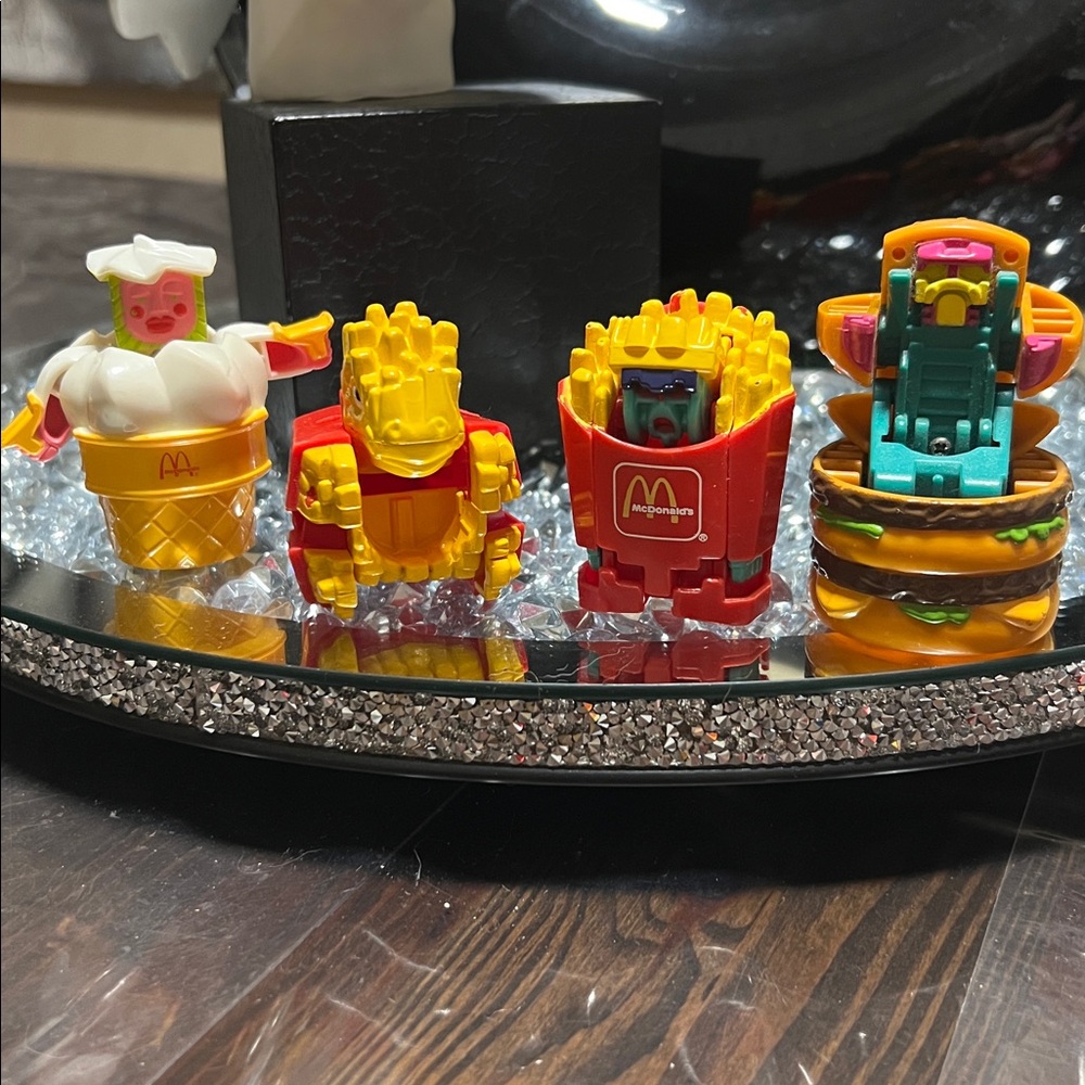 Vtg Mcdonald's Changeables Transformers Happy Meal toys bundle